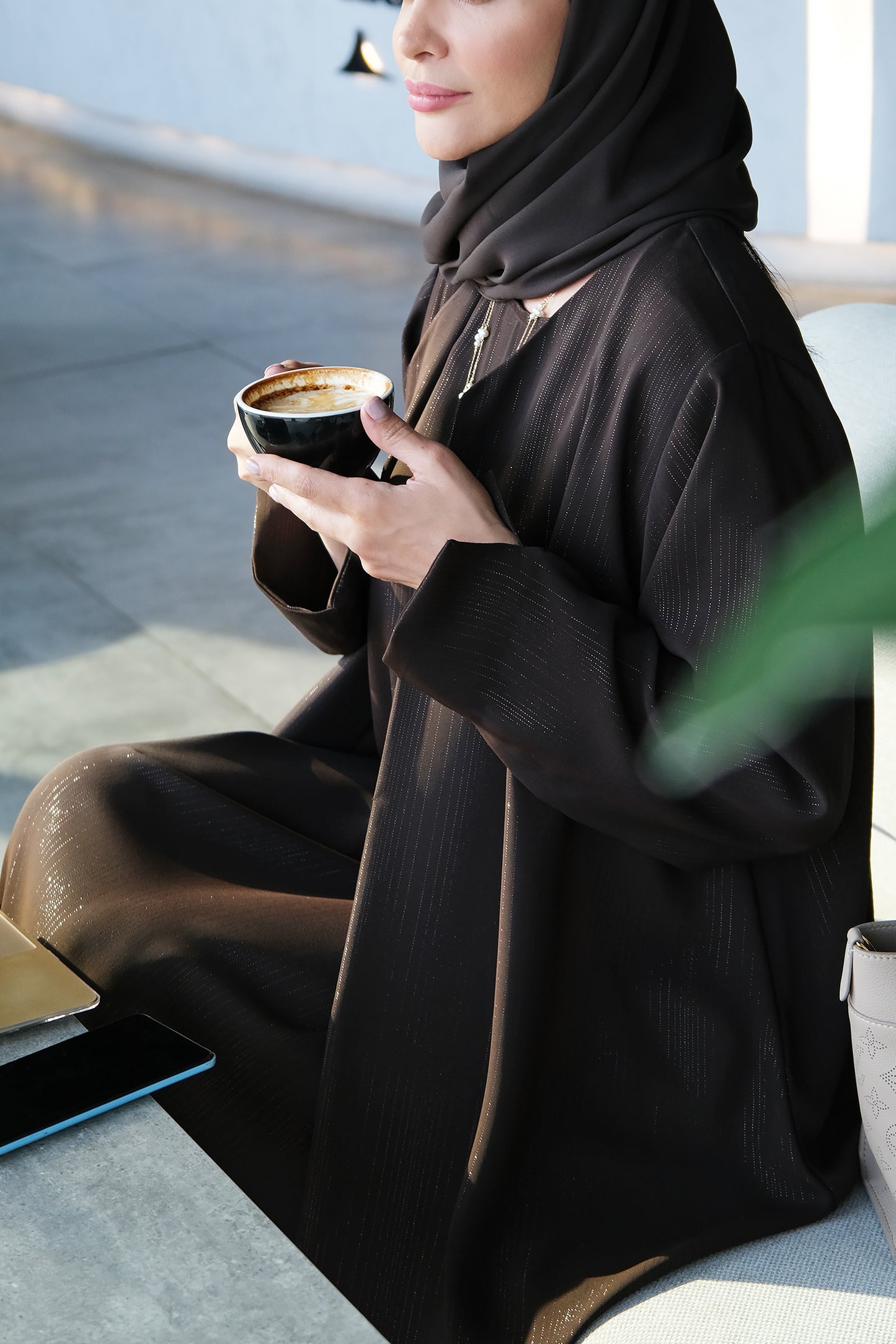 Basic Abaya - Brown