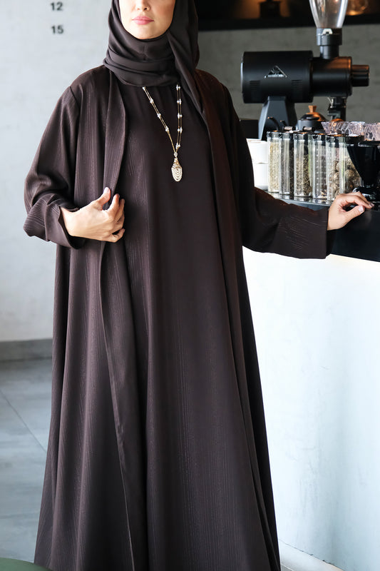 Basic Abaya - Brown