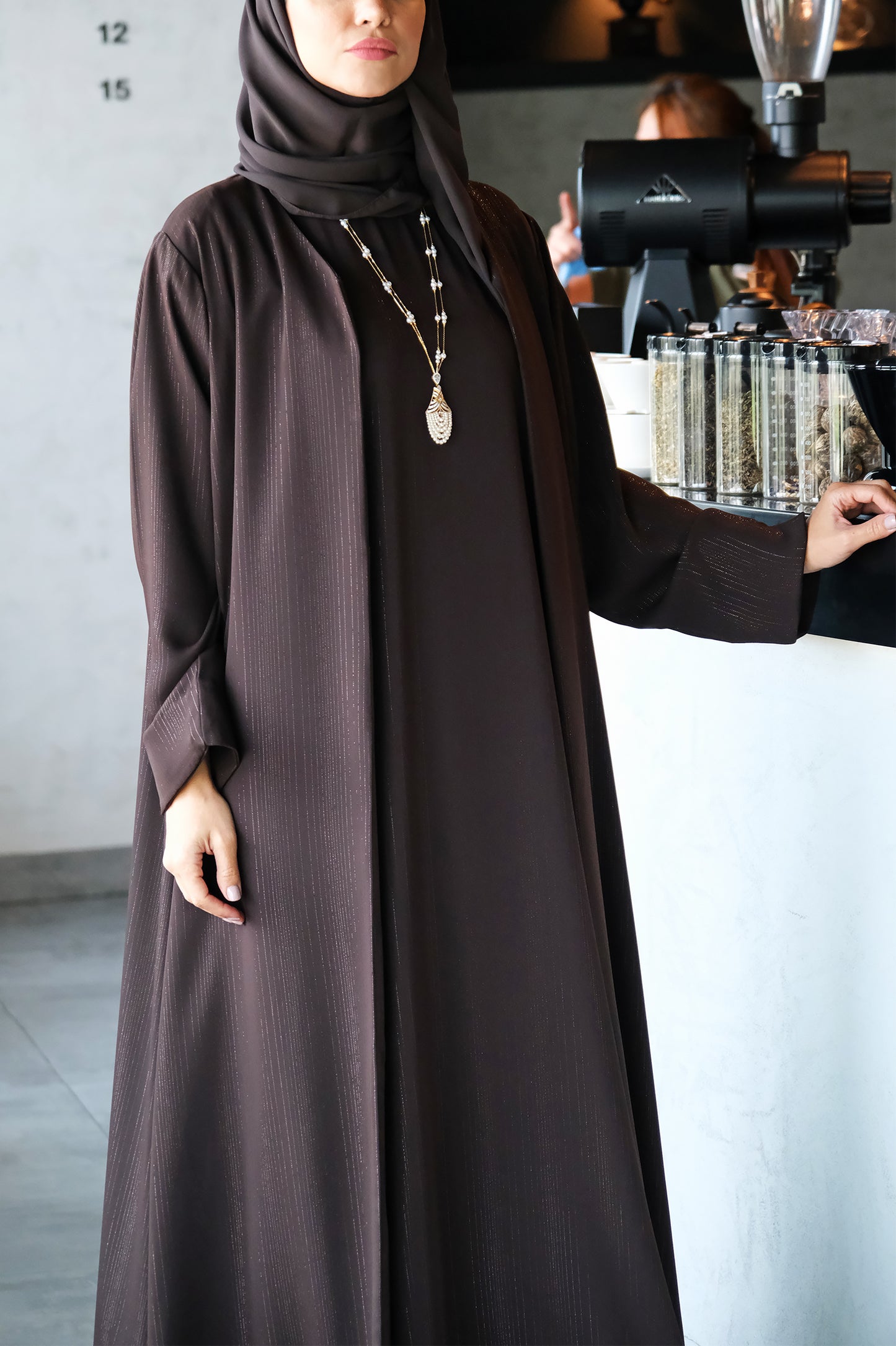 Basic Abaya - Brown