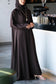 Basic Abaya - Brown