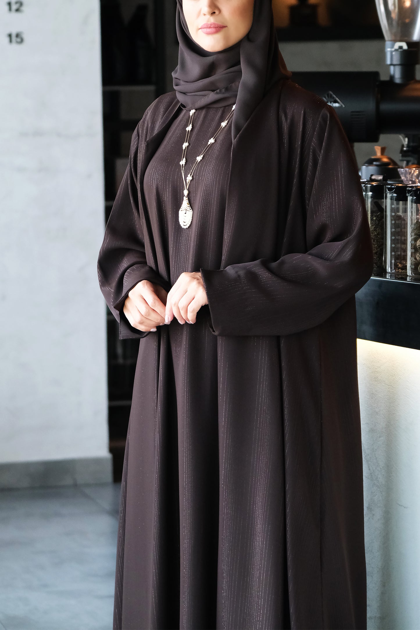 Basic Abaya - Brown