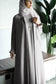 Basic Abaya - Light Grey