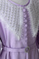 Eid 2022 Ages 10+  - Lavender - Organza Collar Dress W/Belt