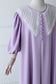 Eid 2022 Ages 10+  - Lavender - Organza Collar Dress W/Belt