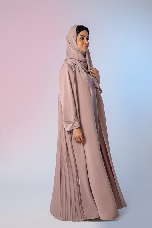 Contemporary Abaya Set (beige)