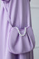 Eid 2022 - Lavender - Organza Collar Dress W/Purse