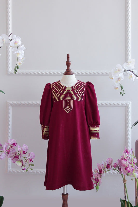 Pre-Ramadan 2023 Talli/W Stars - Maroon