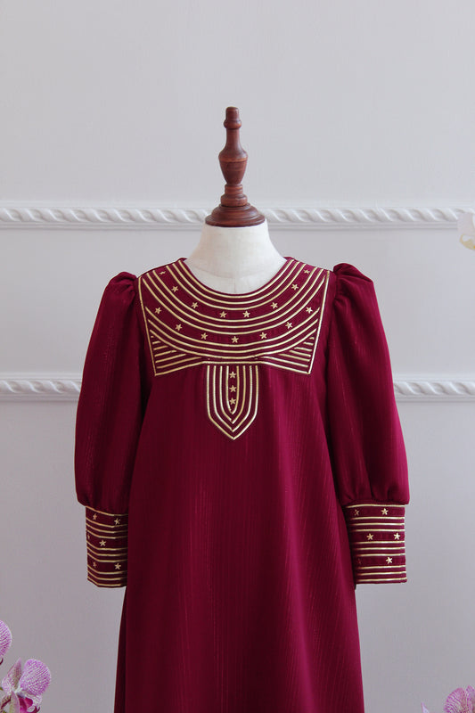 Pre-Ramadan 2023 Talli/W Stars - Maroon