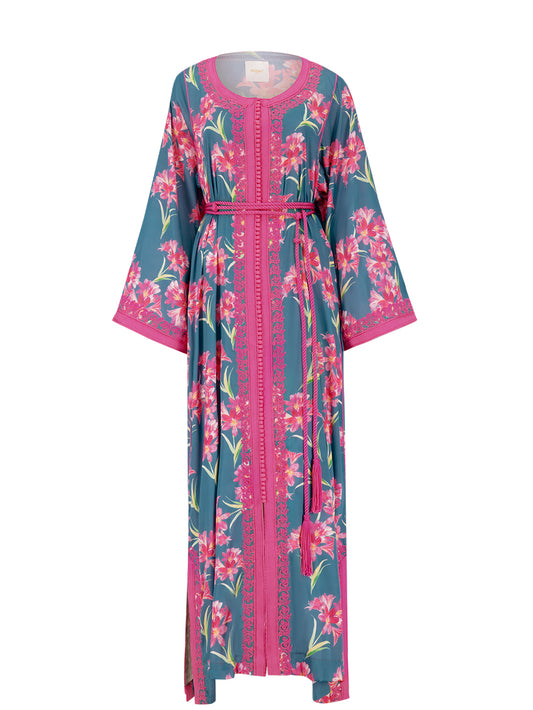 Moroccan Silk Kaftan 01