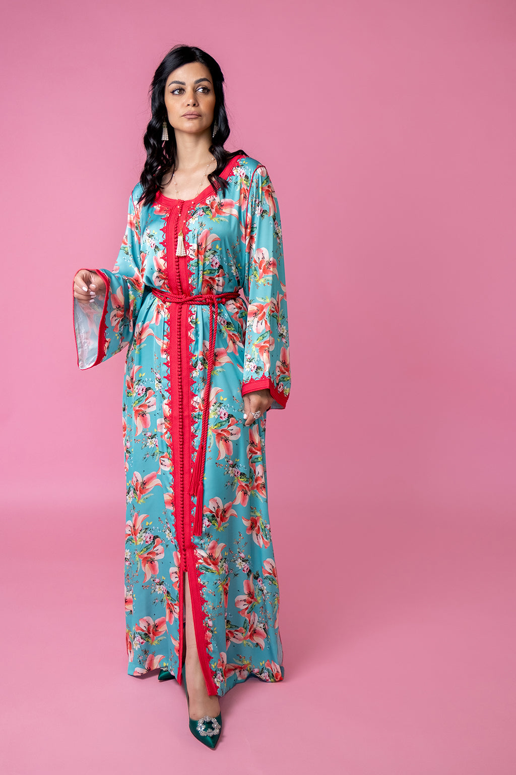 Moroccan Silk Kaftan 02