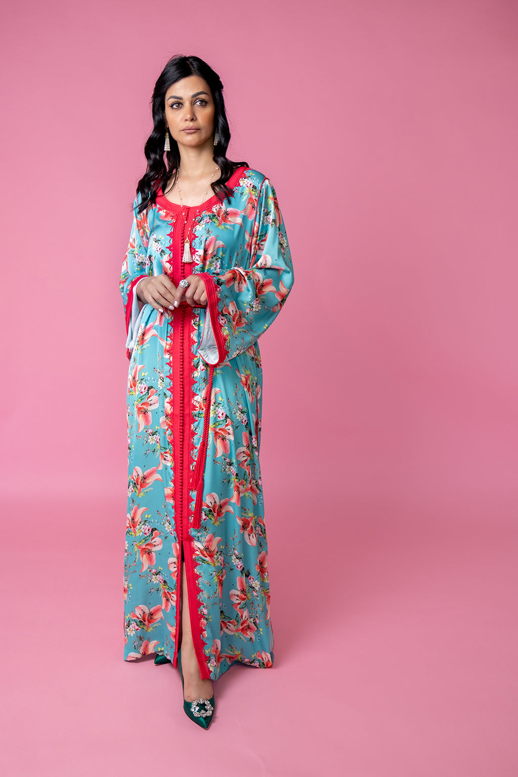 Moroccan Silk Kaftan 02